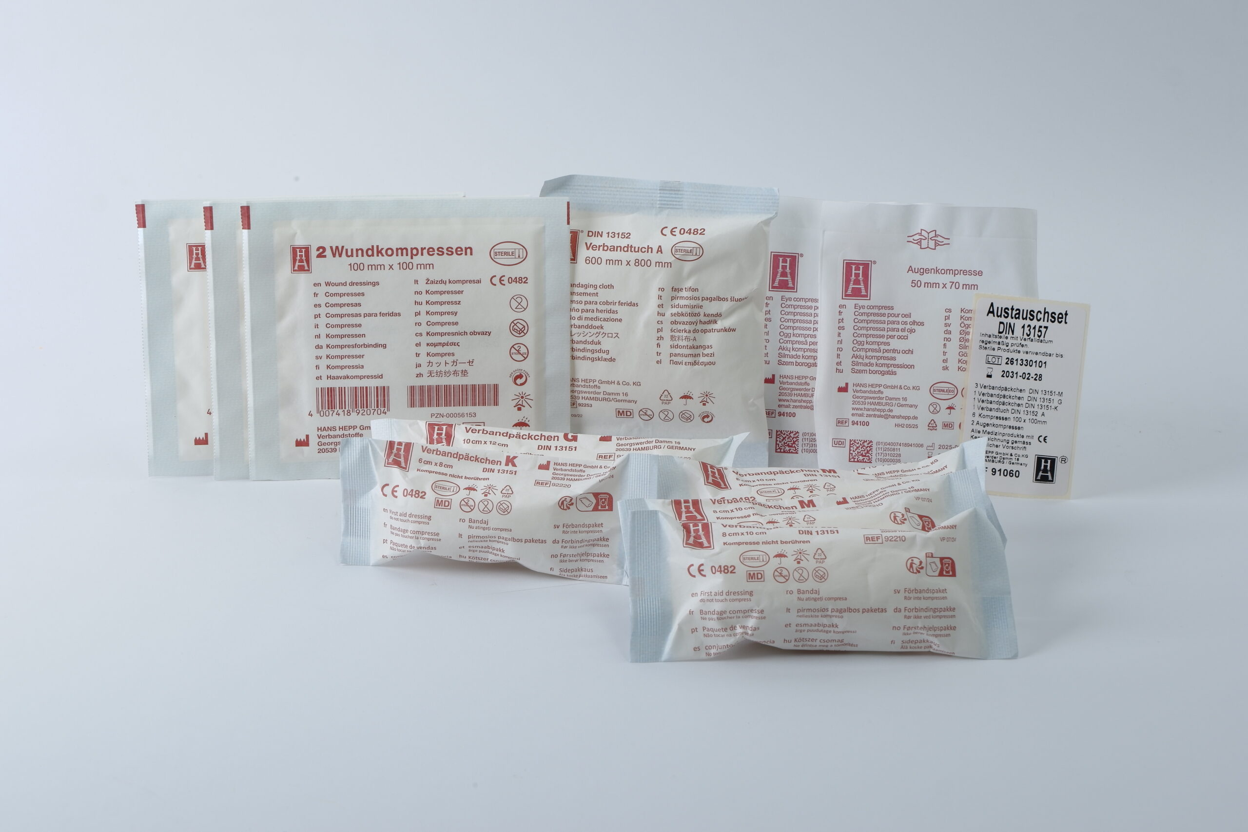 Ref 91060 Kit de recambio de piezas estériles para DIN 13 157 - Imagen 2